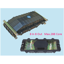 Horizontal 8 Ports 288 Cores Fiber Optic Splice Closure